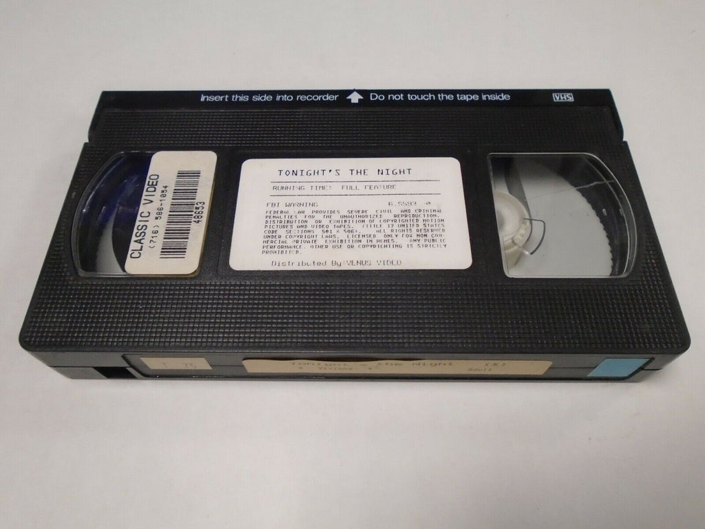 Tonight's the Night Viviana Full Feature Adult VHS 050919AMP
