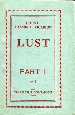 Lust Adult Novel pt.1 by Count Palmiro Vicarion 1950's 060118lm-ep2