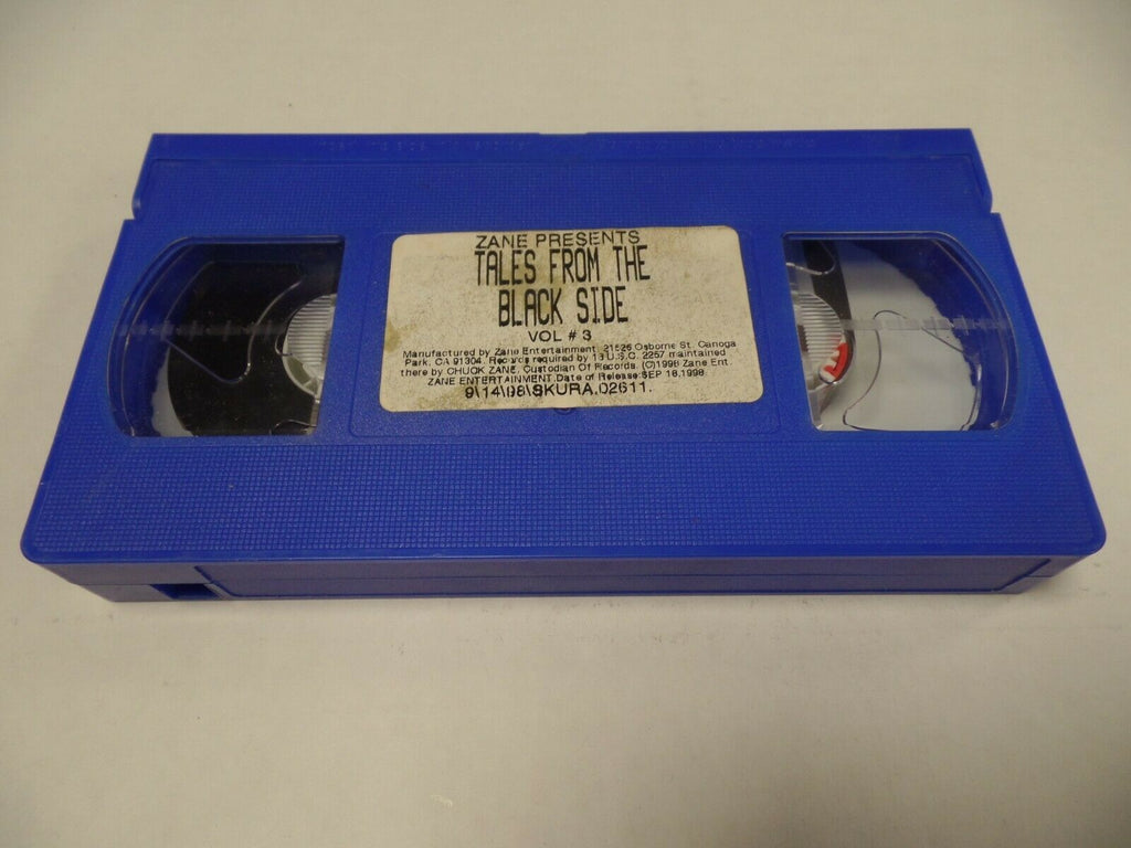 Tails from the Black Side Vol #3 1998 Zane Ent Adult VHS 052019AMP