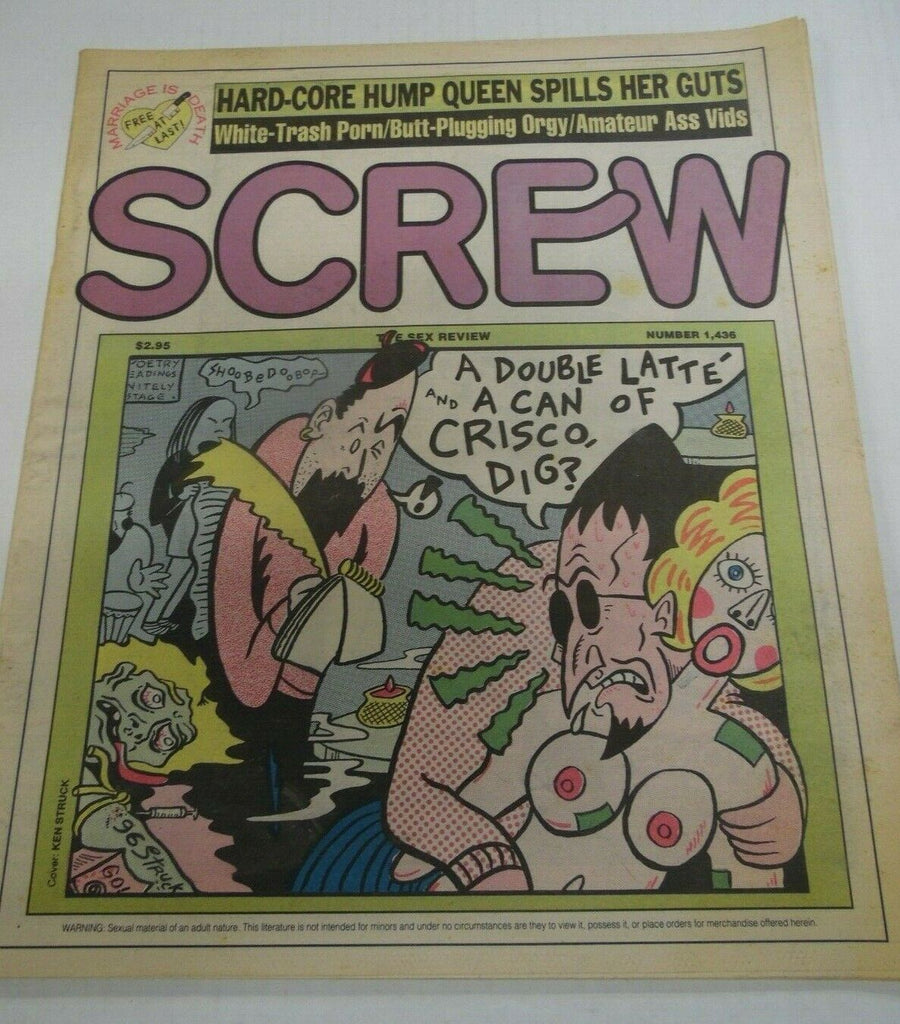 Screw Newspaper Hump Queen #1436 September 9, 1996 121619lm-ep