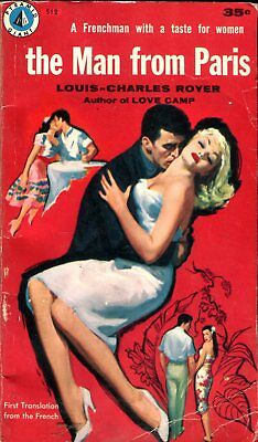 The Man From Paris Adult Novel by Louis-Charles Royer 1957 042814lm-ea