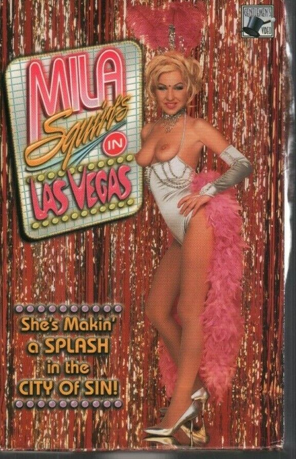 Mila Squirts in Las Vegas Gentlemen's Video Allison Kilgore Adult VHS 071519AMP2
