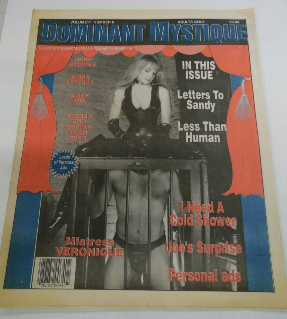 Dominant Mystique Newspaper Mistress Veronique vol.17 #9 1995 121619lm-ep