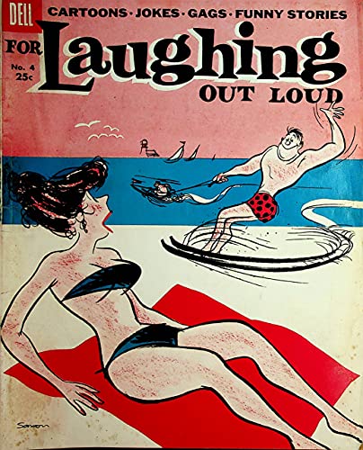 For Laughing Out Loud Adult Magazine Cartoons Jokes Gags Funny Stories #4 1957