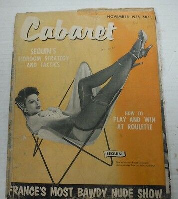 Cabaret Busty Adult Magazine November 1955 100115lm-ep