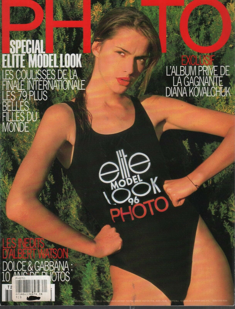 Photo Photo French Magazine October 1996 Diana Kovalchuk Dolce & Gabbana 100419AME3