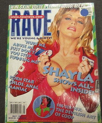 Rave Busty Adult Magazine Shayla May 1997 vg 062315lm-ep