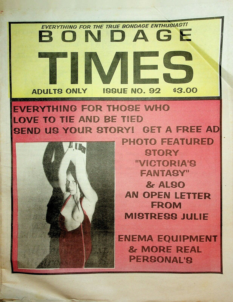 Bondage Times Newspaper Mistress Julie #92 022120lm-ep2