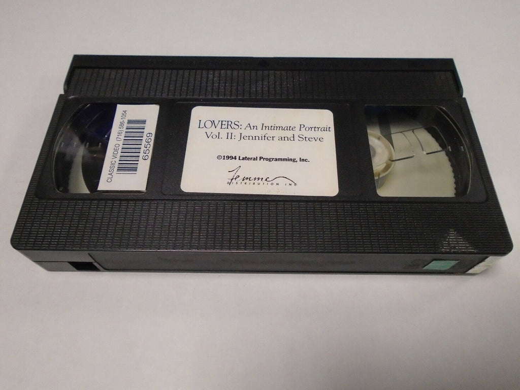 Lovers an Intimate Portrait VOl 2 Jennifer and Steve Adult VHS 030419AMP