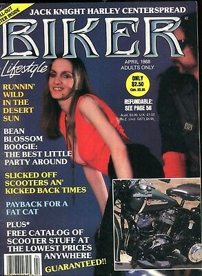 Biker Lifestyle Magazine Jack Knight Harley April 1988 020718lm-ep