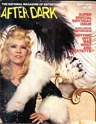 After Dark Magazine Mae West May 1977 Bruce Weber Birthday issue 050618lm-ep