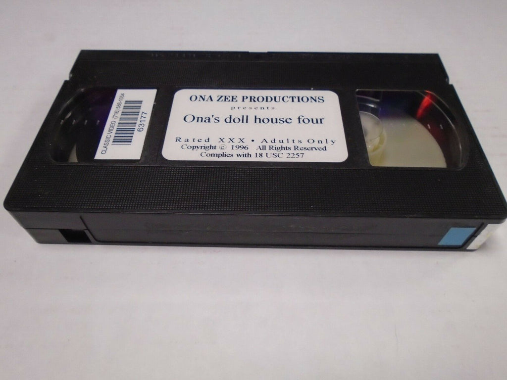 Ona's Doll House 4 Ona Zee Productions 1996 Adult VHS 011519AMP