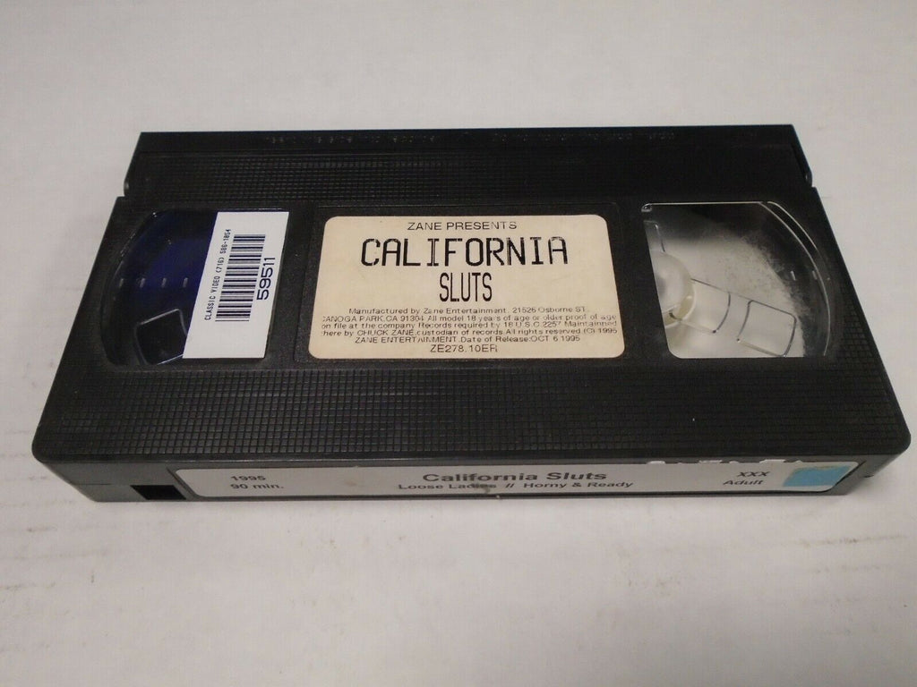 California Sluts Horny & Ready 1995 90mins Adult VHS 032519AMP2