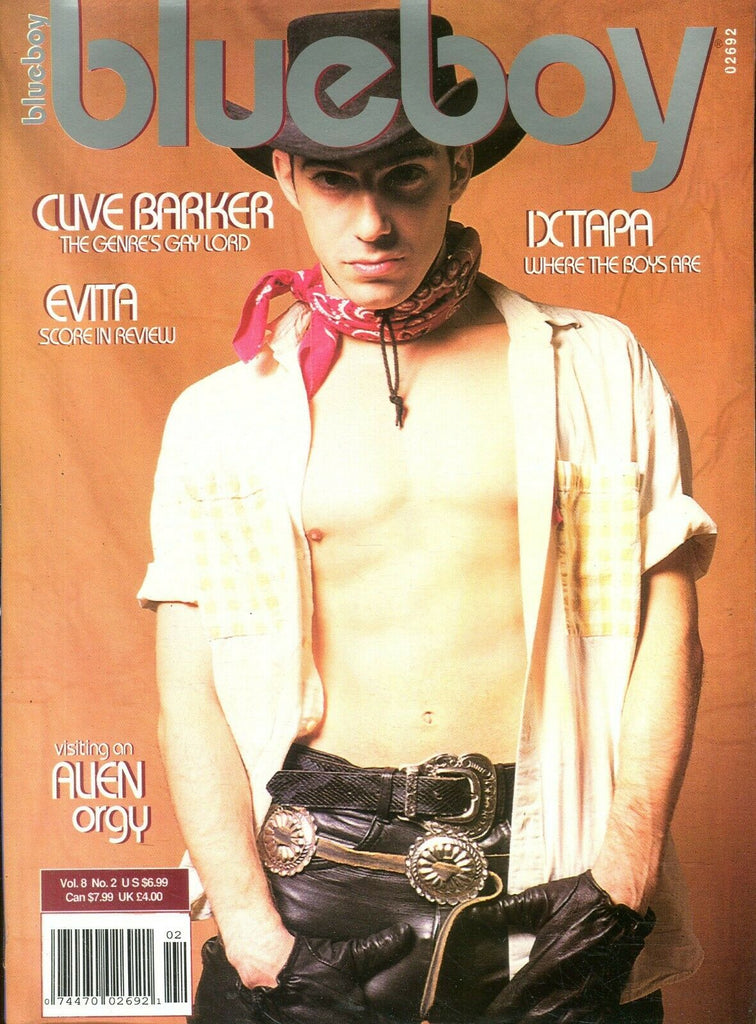 Blueboy Gay Magazine Clive Barker vol.8 #2 February 1997 101619lm-ep