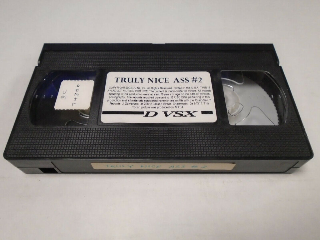 Truly Nice Ass #2 DVSX Adult VHS 051319AMP2