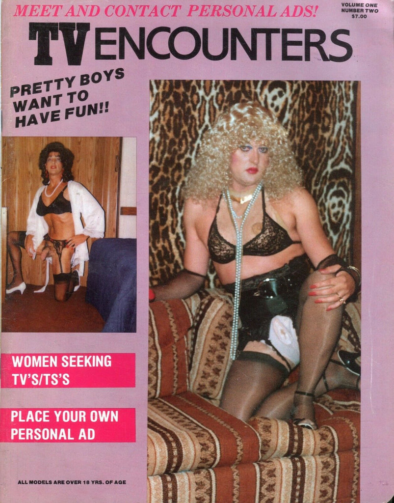 TV Encounters Contact Magazine Women Seeking TV's/TS's vol.1 #2 072619lm-ep