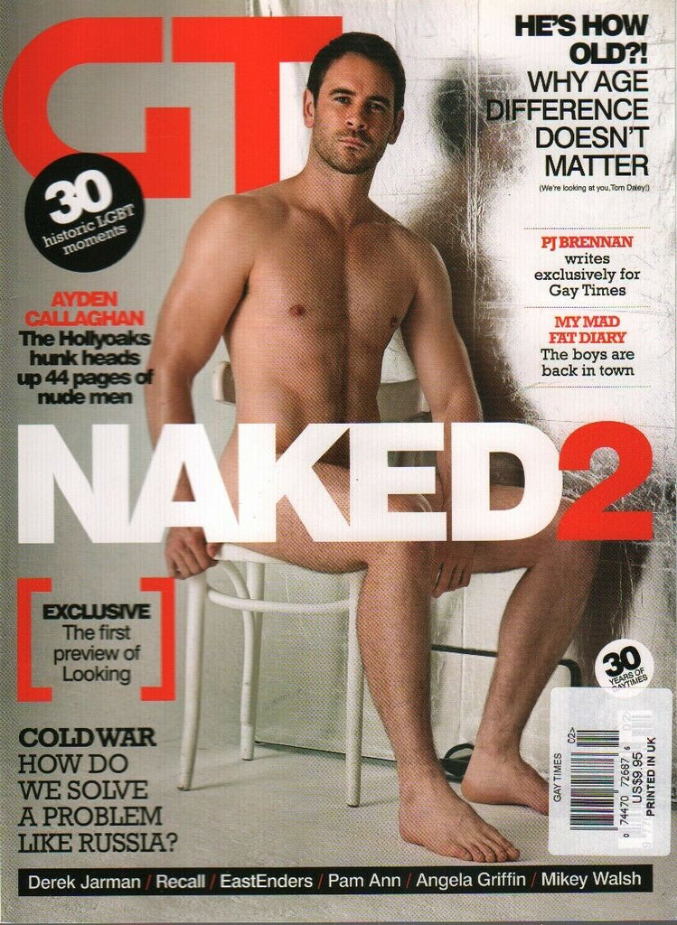 Gay Times Magazine February 2014 Ayden Callaghan Derek Jarman 030620AME