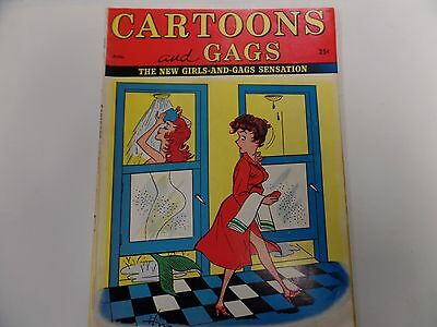 Cartoons And Gags Adult Comic Magazine August 1961 vg 020916lm-ep