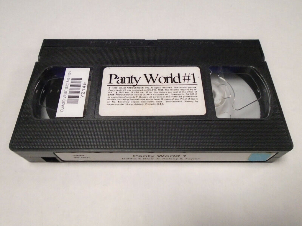 Panty World #1 Dahlia Blair 1999 90min Adult VHS 050819AMP2