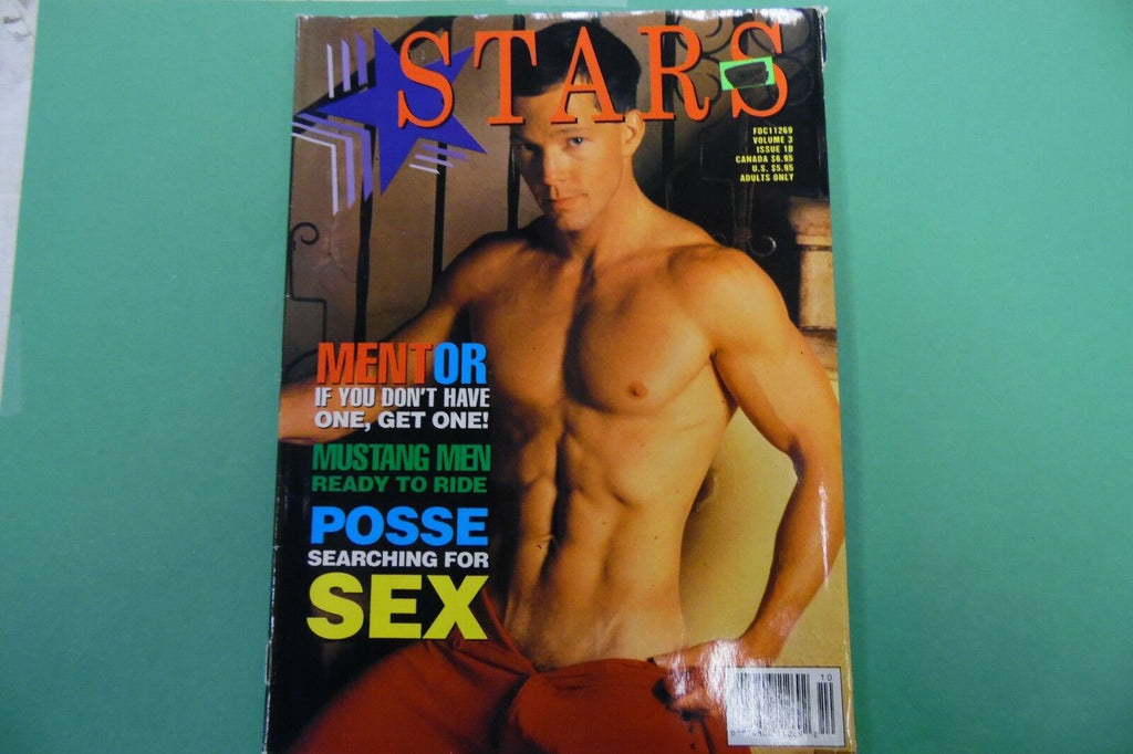 Stars Gay Magazine Mustang Men Ready To Ride vol.3 October 1994 113016lm-ep