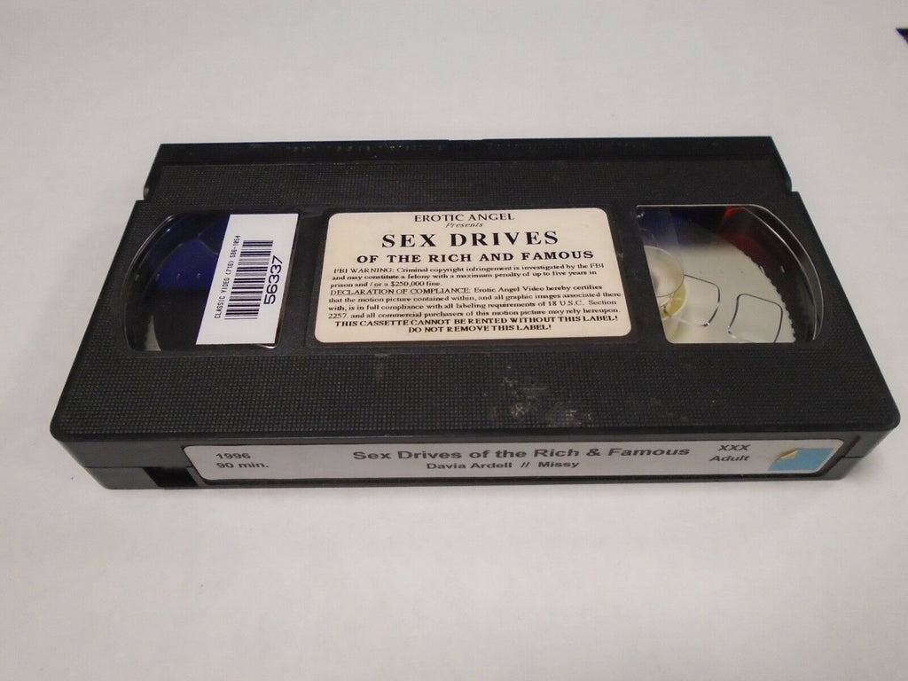 Sex Drives of the Rich and Famous Davia Ardell Missy 1996 Adult VHS 011619AMP2