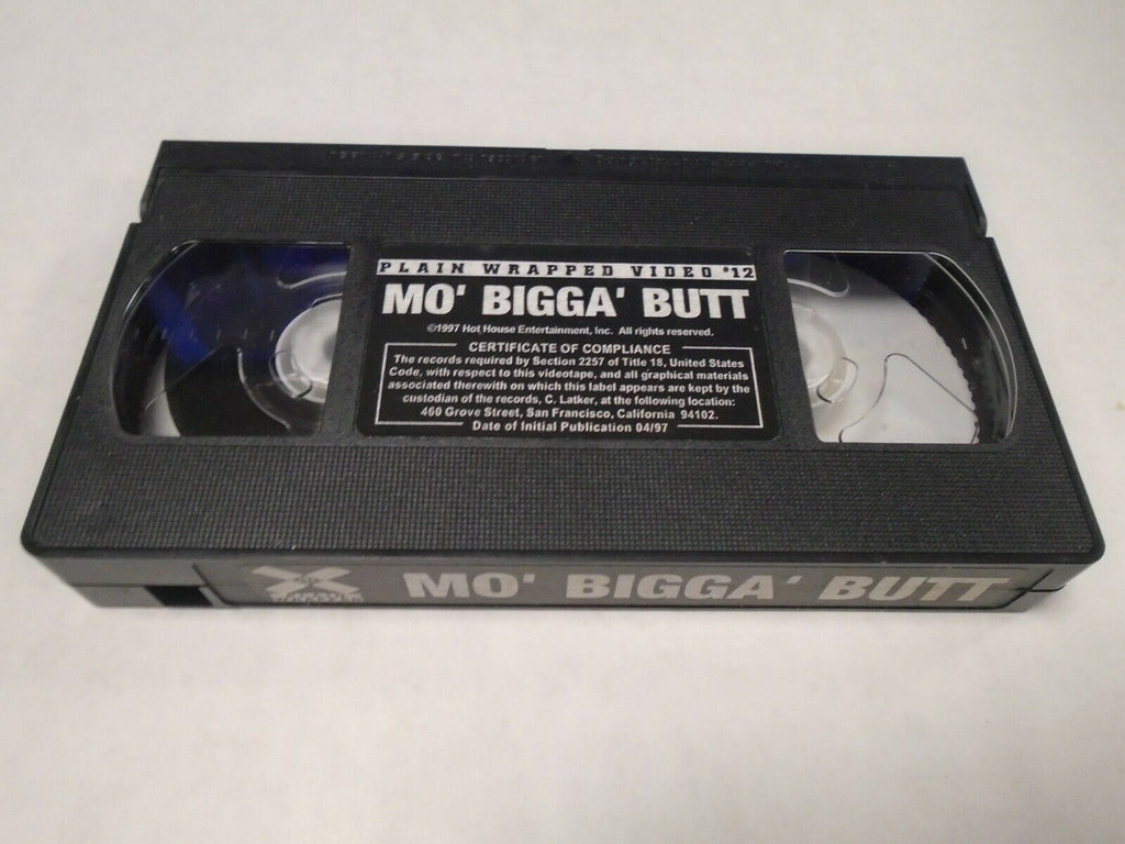Mo Bigga Butt Plain Wrapped Video #12 Gay Male Adult VHS 081919AMP