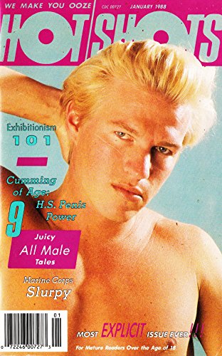 Hot Shots Gay Adult Digest Magazine - January 1988