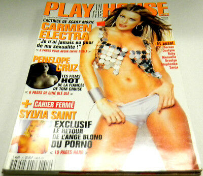 Play In The House Adult French Magazine"Carmen Electra" #16 110613lm-ep