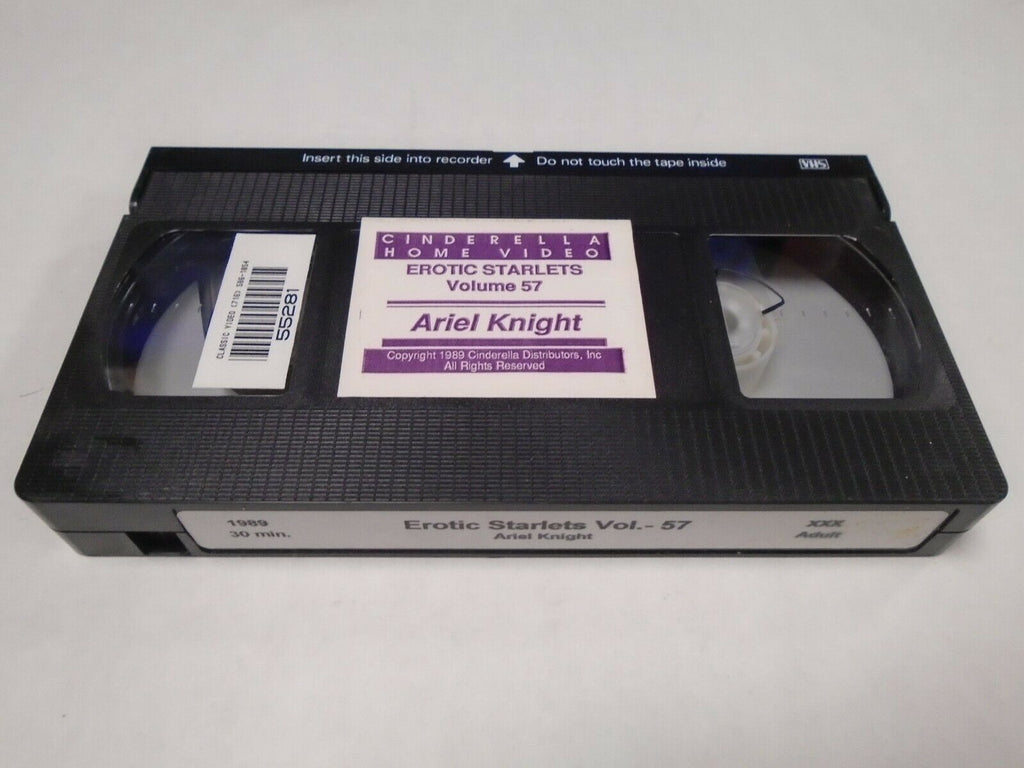 Erotic Starlets Vol 57 Ariel Knight 1989 30mins Adult VHS 031219AMP