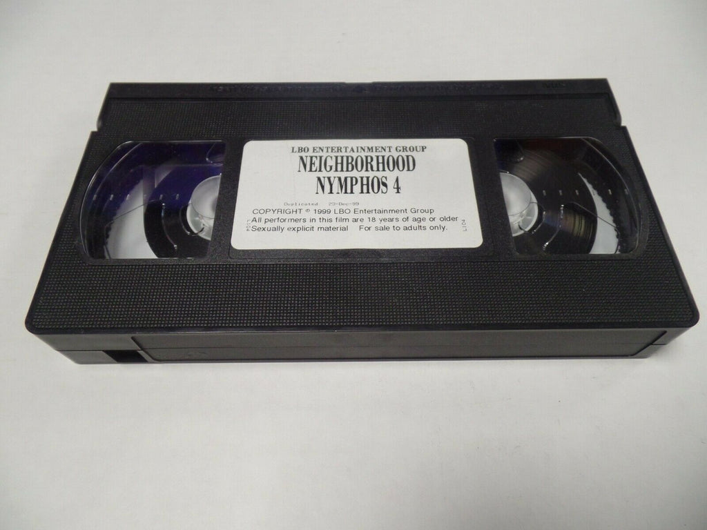 Neighborhood Nymphos 4 1999 LBO Ent Adult VHS 041819AMP