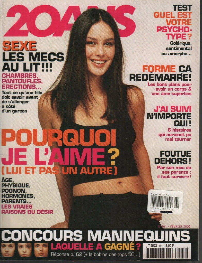 20ANS 20ANS French Adult Fashion Magazine Fevrier 2000 Segrio Veranes 092619AME - Used
