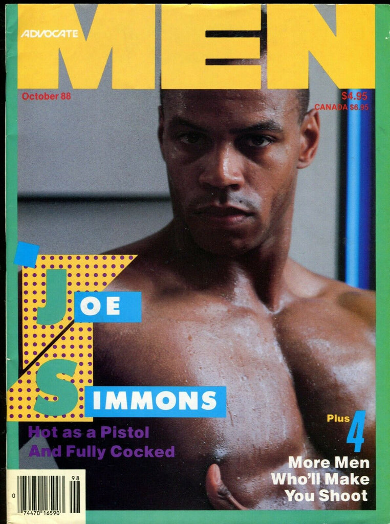 Advocate Men Gay Magazine Joe Simmons October 1988 051519lm-ep