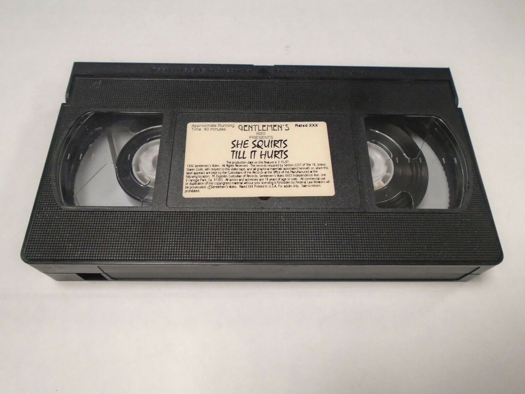 She Squirts Till it Hurts Gentlemen's 80mins 1996 Adult VHS 070519AMP