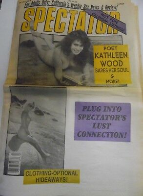 Spectator California Sex Newspaper Kathleen Wood #708 1992 082318lm-ep