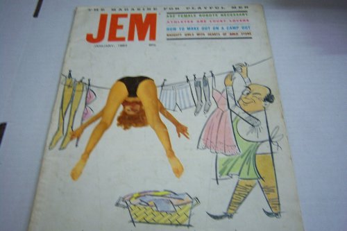 Jem Adult Magazine "Naughty Girls with Hearts of Gold" January 1962