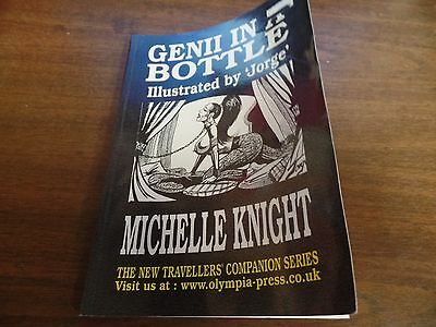 Genii in a Bottle Michelle Knight 156pgs 2002 Erotic Novel 121215amp