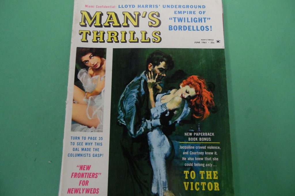 Man's Thrills Magazine Elaine Drew June 1961 102216lm-ep