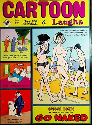 Cartoons & Laughs Adult Vintage Magazine Go Naked July 1969