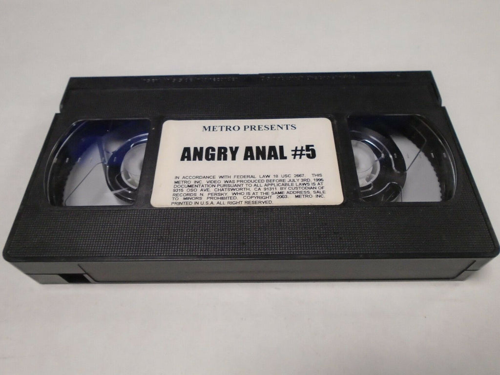 Angry Anal #5 Metro Adult VHS 020719AMP2