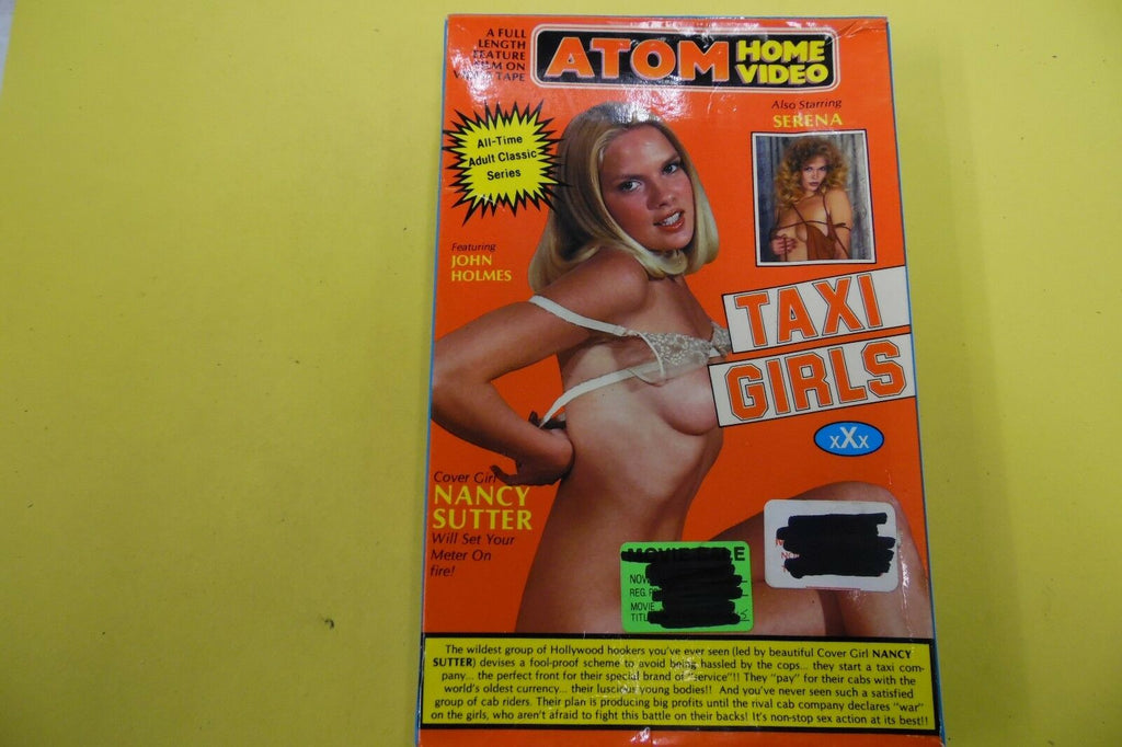 Taxi Girls VHS Nancy Sutter, John Holmes, Serena XXX CLEARANCE 111616lm-ep3