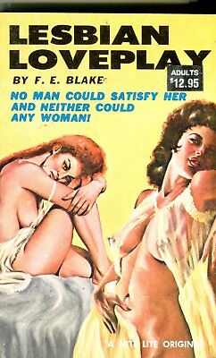 Lesbian Loveplay Novel by F.E. Blake 1965 Night Lite Books 042314lm-epa