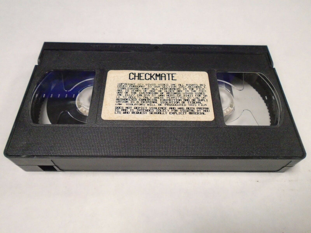 Checkmate 1996 Vivid Video Monica Orsini Jeanna Fine Adult VHS 041519AMP3