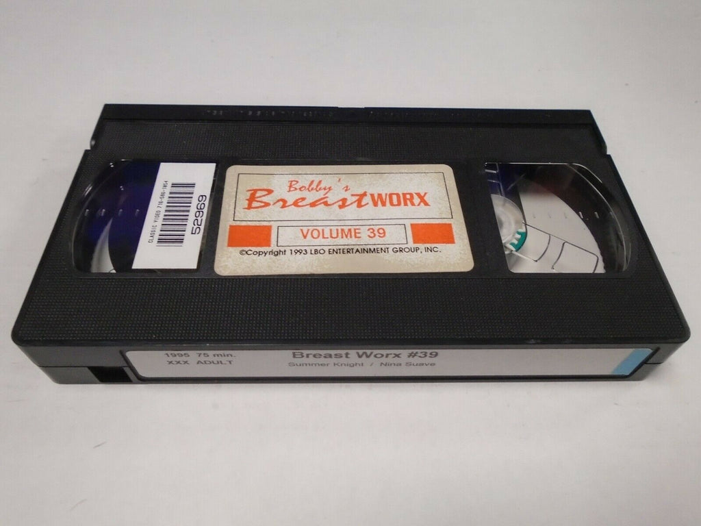 Bobby's Breast Worx #39 Summer Knight Nina Suave 1995 75mins Adult VHS 040419AMP