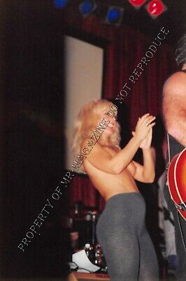 Nina Hartley Candid Original 4x6 Photo 1990s Performing Nude at Live Show 324ig