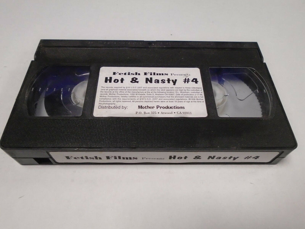 Hot & Nasty #4 Fetish Film Adult VHS 040119AMP