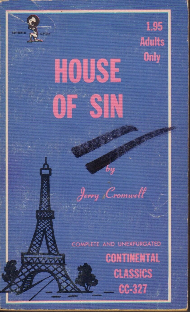 House of Sin Jerry Cromwell Continental Classics 1970 Adult Book 041818DBEP