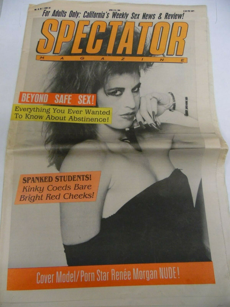 Spectator Newspaper Porn Star Renee Morgan April 8-14,1988 042919lm-ep3