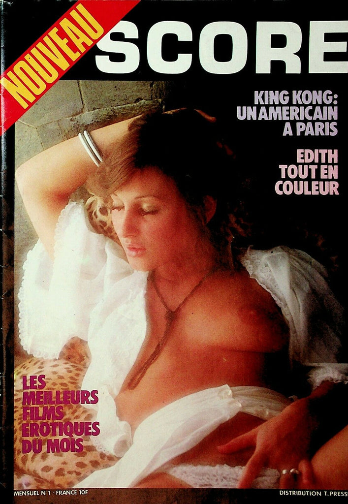 Score French International Magazine Edith #1 1980's 012221lm-ep
