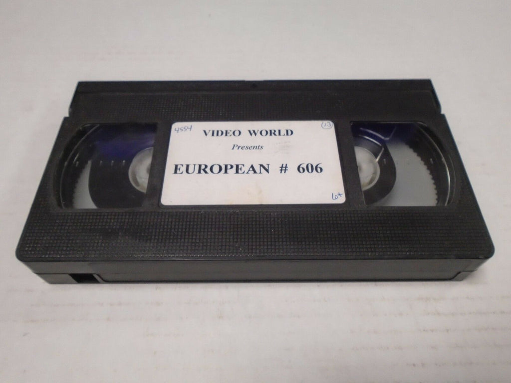 European Video #606 Vintage Adult VHS 011119AMP3
