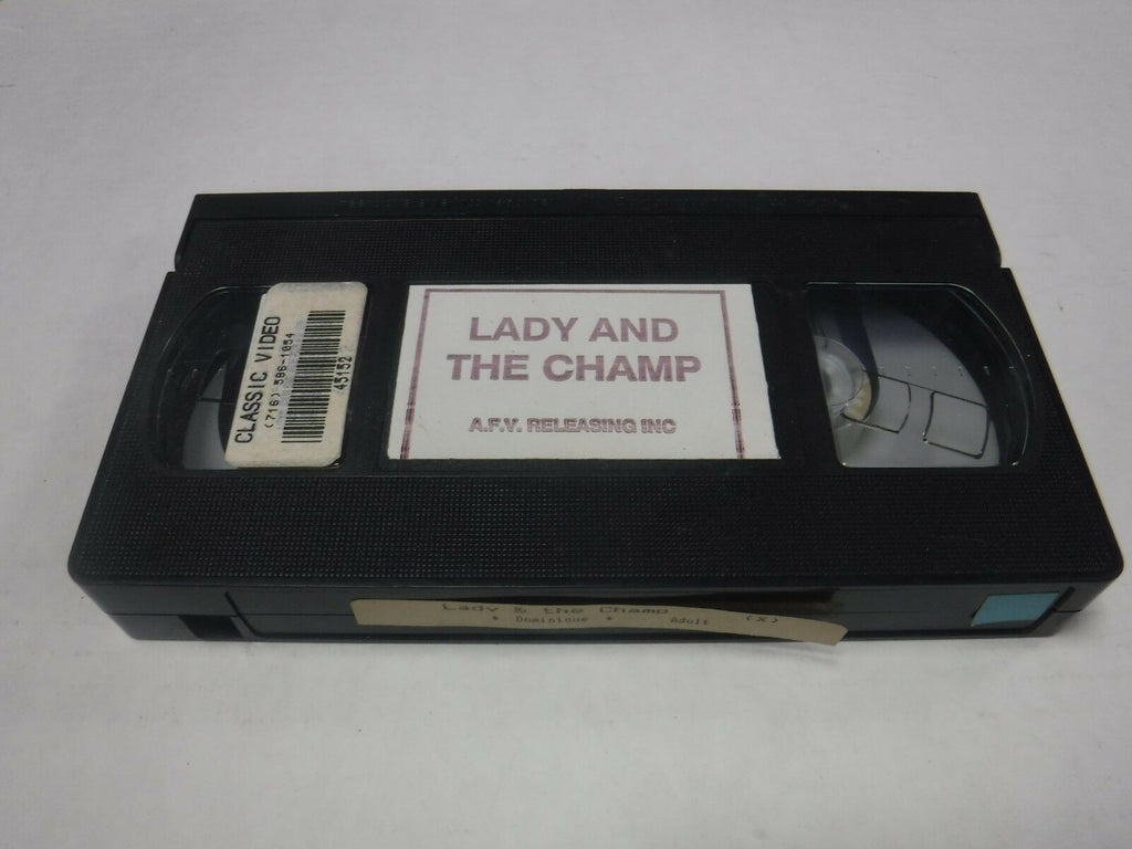 Lady and The Champ Dominique AFV Adult VHS 010519AMP